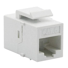 Load image into Gallery viewer, Cat6 Keystone Coupler Insert White
