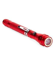 Load image into Gallery viewer, Private Label The Extendible Flexi Torch Telescopic Magnetic Head Aluminum Flashlight (Red)
