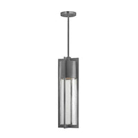 Hinkley 1322HE Transitional One Light Hanging Lantern from Shelter Collection in Black Finish