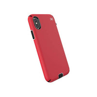 Speck Products Compatible Phone Case for Apple iPhone Xs/iPhone X, Presidio Sport Case, Heartrate Red/Sidewalk Grey/Black (117133-6685)
