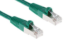 Load image into Gallery viewer, CablesAndKits - Shielded (STP) Cat6 Ethernet Cable, Booted, Jacket: PVC (cm), 5 ft, Green, Pure Copper, RJ45 Computer &amp; Networking Patch Cord
