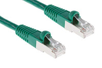 CablesAndKits - Shielded (STP) Cat6 Ethernet Cable, Booted, Jacket: PVC (cm), 5 ft, Green, Pure Copper, RJ45 Computer & Networking Patch Cord
