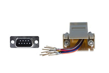 Load image into Gallery viewer, DB9 Male to RJ45 Female Modular Adapter,
