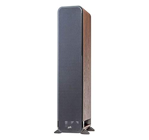 Polk Audio Signature Series S55 American Hi-Fi Home Theater Medium Tower Speaker, Single (Classic Brown Walnut)
