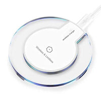 Fast Wireless Charger, Qi Wireless Charger Pad Compatible with Apple iPhone X iPhone 8/8 Plus Samsung Note 8 S8/S8 Plus/S7/S7 Edge/S6 Nokia Universal Wireless Charger Stand (White)