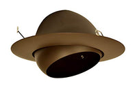 NICOR Lighting 6 inch Oil-Rubbed Bronze Recessed Eyeball Trim Designed for 6 inch Housings (17506OB)