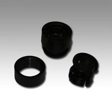 Load image into Gallery viewer, LED Mounting Hardware LED Clip and Ring 5mm Nylon Black (500 pieces)
