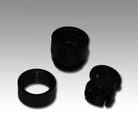LED Mounting Hardware LED Clip and Ring 5mm Nylon Black (500 pieces)
