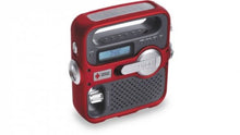 Load image into Gallery viewer, Eton American Red Cross ARCFR360R Solarlink Self-Powered Digital AM/FM/NOAA Radio with Solar Power, Flashlight and Cell Phone Charger (Red)
