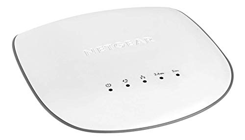 NETGEAR Insight WiFi Access Point, PoE, Mid-Range, Easy Setup and Free Remote Management, 5-Year Warranty [No Power Adapter] (WAC505), White