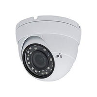 Evertech CCTV Dome Security Camera - 1080p HD AHD TVI CVI Analog 2.8~12mm Wide Angle Zoom Vari-Focal Lens Indoor & Outdoor White Metal Surveillance Camera