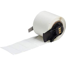 Load image into Gallery viewer, Brady PTL-30-498, 62670 1.5&quot; x 0.75&quot; White BMP71 Repositionable Vinyl Cloth Label, 5 Rolls of 250 pcs
