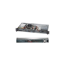 Load image into Gallery viewer, Supermicro SuperServer SYS-5018A-FTN4 Intel Atom C2758 200W 1U Rackmount Server Barebone System (Black)
