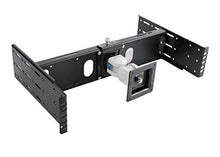 Load image into Gallery viewer, RLCD-FRAME2BK12-K2 VESA LCD Monitor/TV Rackmount Adapter Kit for LCD Monitor from 15 inch to 24 inch &amp; Supports Intel NUC Mini Computer for 2 Post or 4 Post Standard 19 inch Rack Cabinet

