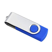 Load image into Gallery viewer, Aiibe 32 GB Flash Drive 10 Pack USB Flash Drives 32G USB 2.0 Memory Stick Thumb Drive Data Storage Swivel Keychain Design Pen Zip Drives Wholesale/Lot/Bulk (10 Pack, 32GB, Blue)
