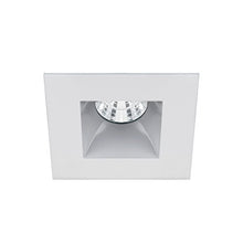 Load image into Gallery viewer, WAC Lighting R2BSD-N930-HZWT Oculux 2&quot; LED Square Narrow 3000K Trim with Light Engine and New Construction or Remodel Housing, 25 Beam, Haze/White
