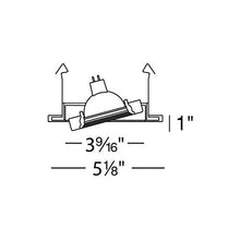 Load image into Gallery viewer, WAC Lighting HR-D417-BN Recessed Low Voltage Trim Gimbal Ring
