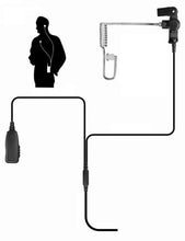 Load image into Gallery viewer, Two-Wire Surveillance Mic for Motorola CP200 CP200D XLS PR400 EP450 GTX GP300 P1225 CP185 P110 SP50 RADIO Lapel Shoulder Mic.
