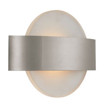 Load image into Gallery viewer, Alico Industries WS9020-10-15 Saturn 1-Light Wall Sconce, Chrome Finish with White Opal Glass Shade
