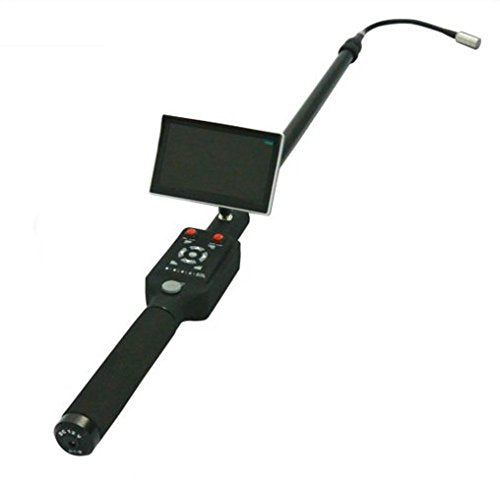 5m Length Adjustable Telescopic Pole Video Under vechile,roof, Ceiling Inspection Camera with IR led Light