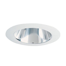 Load image into Gallery viewer, Juno Lighting 447G-WH 4-Inch Adjustable Cone Recessed Trim, Gold Alzak with White Trim
