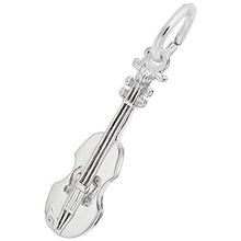 Load image into Gallery viewer, Rembrandt Charms Violin Charm, Sterling Silver
