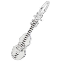 Rembrandt Charms Violin Charm, Sterling Silver