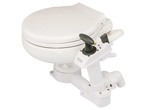 Johnson Pump AquaT Manual Marine Toilet - Super Compact