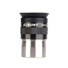 Load image into Gallery viewer, SVBONY Eyepiece 1.25 inch Ultra Wide Angle Lens 18mm Focal Length 72 Deg Multi Coated Telescope Accessory for Telescope
