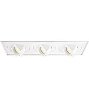 WAC Lighting MT-5LD325TL-F930WT Invisible Trim for 3 Light Tesla LED Multiple Spot, Flood, 3000K, 90 Circuit