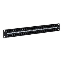 Load image into Gallery viewer, ICC PATCH PANEL- CAT5E- FEEDTHRU- 48-P- 1RMS / fit standard 19 wide racks and cabinets / ICC-ICMPP48C51 /
