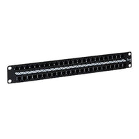 ICC PATCH PANEL- CAT5E- FEEDTHRU- 48-P- 1RMS / fit standard 19 wide racks and cabinets / ICC-ICMPP48C51 /