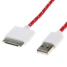 Load image into Gallery viewer, FASEN Weave Line USB 2.0 Male to 30-Pin Male for iPhone4/4s(3.0m)
