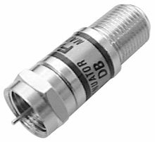 Load image into Gallery viewer, Calrad Electronics 75-720-3 3 DB Inline F Attenuator
