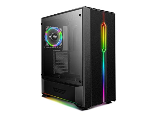 GAMEREEF Competitive Series VR Ready Gaming Computer (Midnight Black w/RGB Strip)
