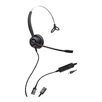 XS 820 USB Headset for PC, MAC and USB Telephones | Quick-Disconnect Cable Included | Connects to Headset to PC, MAC, Lync, Skype & USB VoiP Phones | Mute, Volume and Answer Buttons