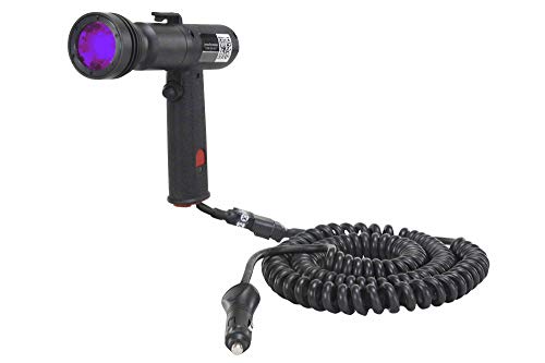 LED UV Handheld Spotlight - 3 Watts - Pistol Grip w/ 16' Coil Cord - UV405-9-32VDC