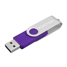 Load image into Gallery viewer, KOOTION 5 X 1GB USB Flash Drives Thumb Drives Memory Stick USB 2.0(5 Colors: Black Blue Green Purple Red)

