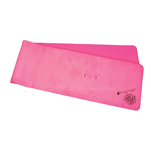 Frogg Toggs Chilly Sport Cooling Neck Wrap & Head Band, Hot Pink