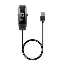 Load image into Gallery viewer, EXMRAT for Garmin Vivosmart HR Charger, Replacement Charging Cable for  Garmin Vivosmart HR/ Vivosmart HR Plus Activity Tracker Regular Fit (Black, Pack of 2)
