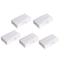 uxcell 5pcs MC-51 Surface Mount Wired NC Door Contact Sensor Alarm Magnetic Reed Switch White
