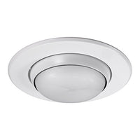 NICOR Lighting 5 in. White Recessed Adjustable Eyeball Trim (15506WH)