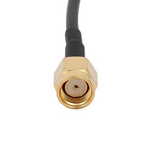 Load image into Gallery viewer, Aexit 2pcs RG174 Distribution electrical Antenna WiFi Pigtail Cable SMA Female to Male Connector 2 Meters Long
