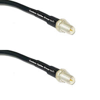 50 feet RFC195 KSR195 Silver Plated RP-SMA Female to RP-SMA Female RF Coaxial Cable