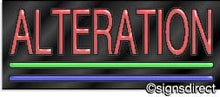 Load image into Gallery viewer, &quot;Alteration&quot; Neon Sign
