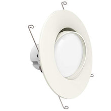 Load image into Gallery viewer, Sunco Lighting 5 Inch/6 Inch Gimbal LED Downlight, 12W=60W, 5000K Daylight, 800 LM, Dimmable, Adjustable Recessed Ceiling Fixture, Simple Retrofit Installation
