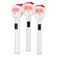 Load image into Gallery viewer, Classic Santa Molded Head Flashlight - Set of 3
