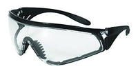 SSP Eyewear No Tears Chef Shades with Black Frames and Clear Anti-Fog Lenses, CSPOBLANO CLAF