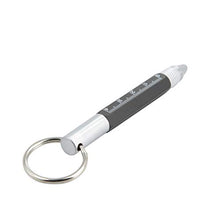 Load image into Gallery viewer, BoxWave Capacitive Builder Keychain - Jet Black, Smart Gadget for Smartphones and Tablets
