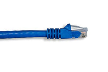 Load image into Gallery viewer, Cablelera ZPK099S1H-10 Cat6 Ethernet Cable UTP Rated 550 MHz with snagless Molded Boots, Blue Color, 1.5&#39;, 10 Pieces per Pack

